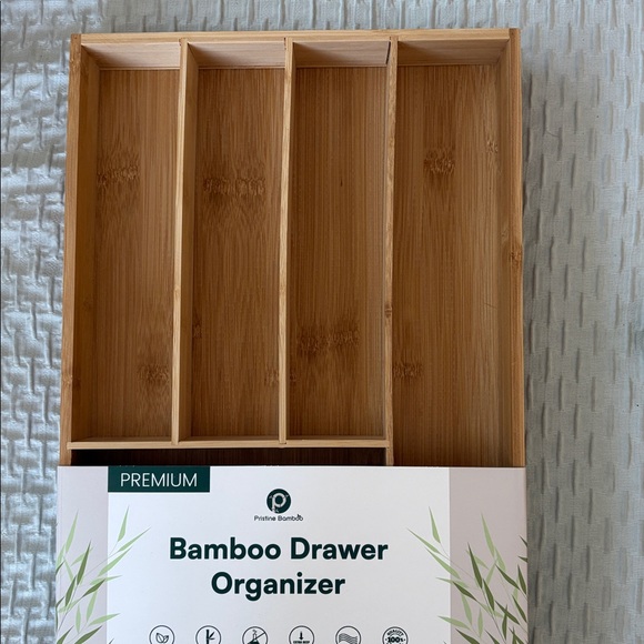 Premium Bamboo Drawer Organizer by - Picture 6 of 7